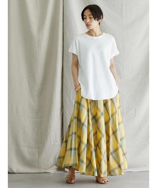 AMERICAN HOLIC(アメリカンホリック)の「ボリュームチェックフレアスカート(スカート・レディース・パープル/イエロー/グリーン・L/M)」の19枚目の写真