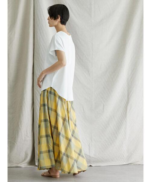 AMERICAN HOLIC(アメリカンホリック)の「ボリュームチェックフレアスカート(スカート・レディース・パープル/イエロー/グリーン・L/M)」の21枚目の写真