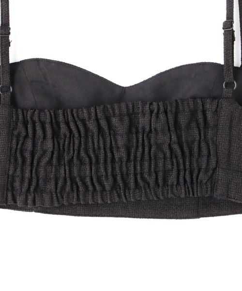 FREE'S MART（フリーズマート）の「サマーツィードブラトップ（その他トップス・レディース・ブラック/ライトグリーン・SMALL/MEDIUM）」の5枚目の写真