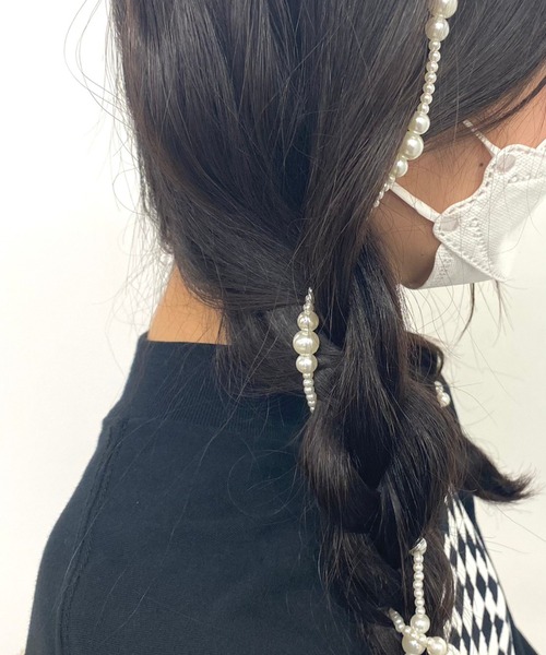 WEGO（ウィゴー）の「WEGO/【一部店限定】ヘアピン付きアレンジヘアチェーン（ヘアピン・レディース・その他1/その他2/その他3・FREE）」の3枚目の写真