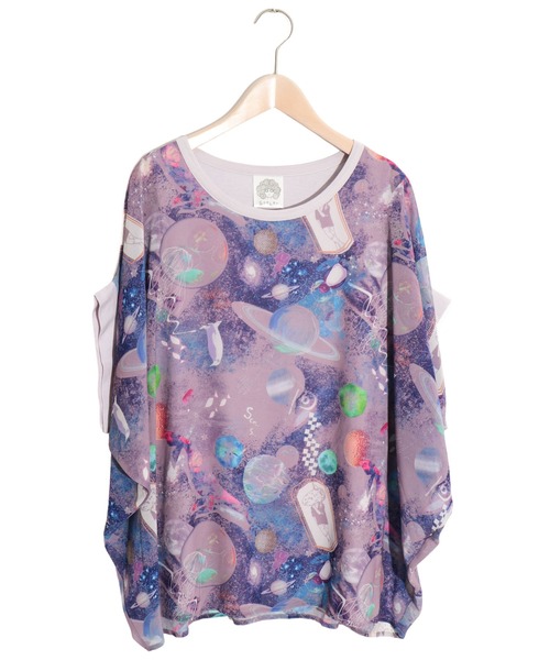 セール 宇宙柄プルオーバー Tシャツ カットソー Scolar スカラー のファッション通販 Zozotown