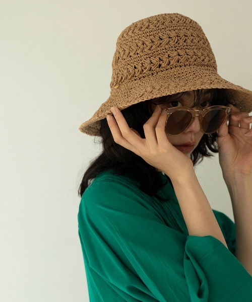 marjour(マージュール)の「HANDMADE CROCHET HAT(ハット・レディース・ライトブラウン/ナチュラル・FREE)」の13枚目の写真