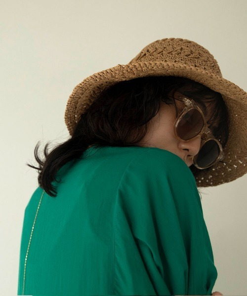 marjour(マージュール)の「HANDMADE CROCHET HAT(ハット・レディース・ライトブラウン/ナチュラル・FREE)」の7枚目の写真