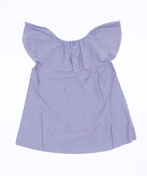 KOBE LETTUCE(コウベレタス)の「フリル襟ノースリーブブラウス(シャツ/ブラウス・レディース・ホワイト系その他/オフホワイト/ブラック/ネイビー系・FREE)」の5枚目の写真