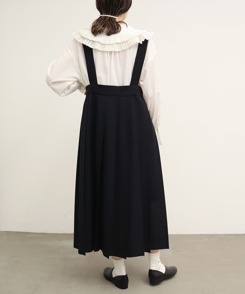 I am I in fact...（アイアムアイインファクト）の「ZAG ZAG pleats blouse（シャツ/ブラウス・レディース・ホワイト/ブラック/パープル・FREE）」の10枚目の写真