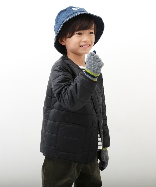 devirock(デビロック)の「スマホ対応 ニット手袋(手袋・キッズ・ネイビー/アイボリー/グレー・ONE SIZE)」の5枚目の写真