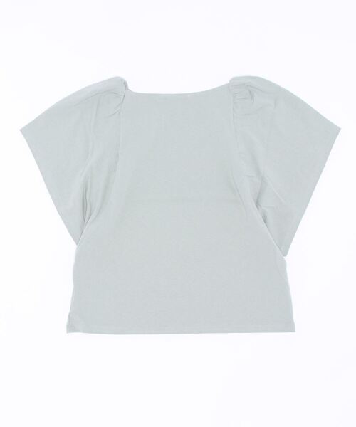 LBC(エルビーシー)の「ワイドスリーブtee(Tシャツ/カットソー・レディース・ホワイト/ミント/チャコールグレー・L/M)」の16枚目の写真