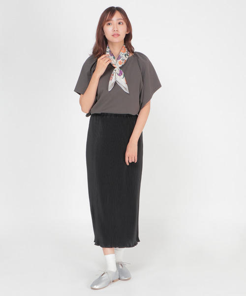 LBC(エルビーシー)の「ワイドスリーブtee(Tシャツ/カットソー・レディース・ホワイト/ミント/チャコールグレー・L/M)」の6枚目の写真
