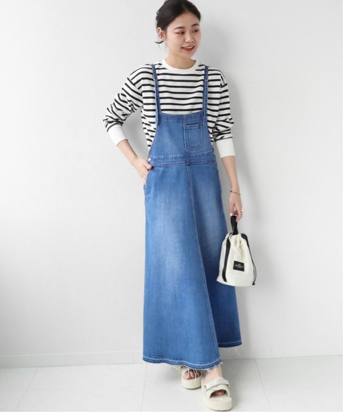 JOURNAL STANDARD relume(ジャーナルスタンダード レリューム)の「《WEB限定追加》デニムジャンパースカート(ジャンパースカート・レディース・ネイビー・38/36)」の14枚目の写真