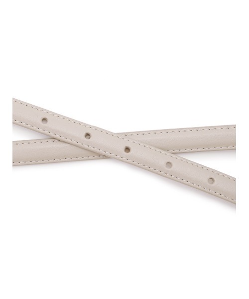 SNIDEL（スナイデル）の「スキニーベルト（ベルト・レディース・バーガンディー/ベージュ/ブラック・FREE）」の7枚目の写真