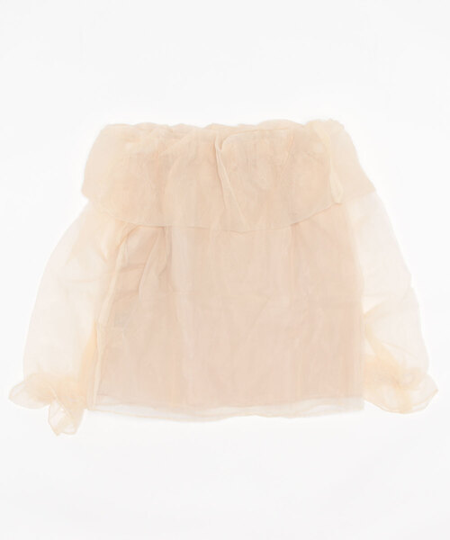 Dita Muaj.(ディータムアージュ)の「シースルーオフショルシフォンブラウス(Tシャツ/カットソー・レディース・アイボリー・S/M)」の13枚目の写真