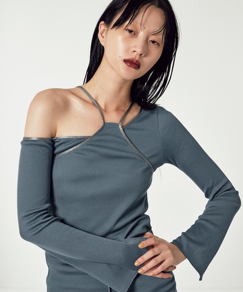 LAYERED BRIGHT PLATING RIB TOPS