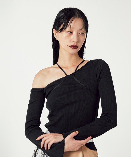 トップス LAYERED BRIGHT PLATING RIB TOPS THINGS THAT MATTER（シングス ザット マター）の「THINGS THAT MATTER