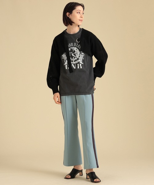 Ray BEAMS（レイビームス）の「Ray BEAMS / メッシュ アーム ボレロ（カーディガン/ボレロ・レディース・ブラック/オフホワイト/オリーブ・ONE SIZE）」の5枚目の写真