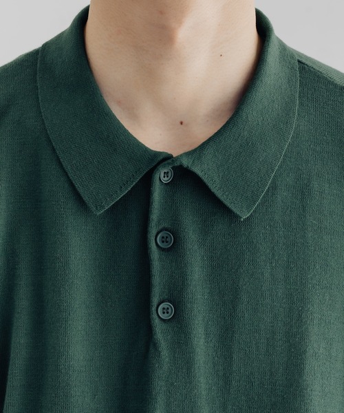 epnok(エプノック)の「Basic Cotton Knit Polo Shirt/ベーシックコットンニットポロシャツ(ポロシャツ・メンズ・ブラック/アイボリー/グリーン・MEDIUM/LARGE)」の19枚目の写真