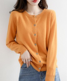 LOPASS（ロパス）の「クルーネックボタン開きニットカーディガン（カーディガン/ボレロ）」