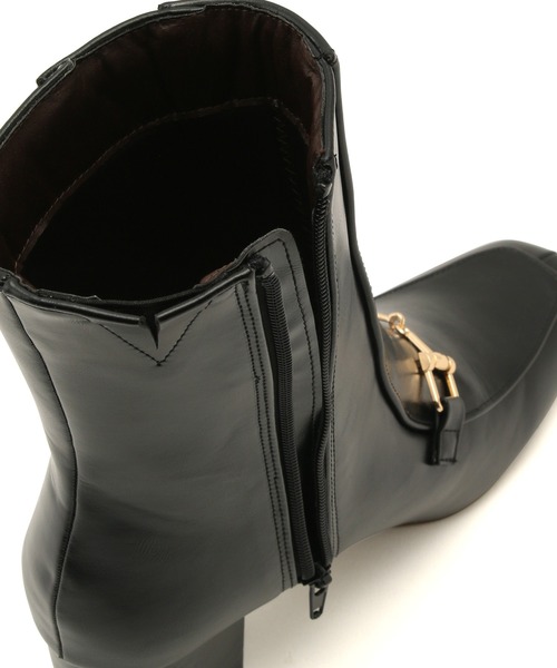 ROPE' PICNIC（ロペピクニック）の「スクエアビットミドル丈モカシンブーツ（ブーツ・レディース・ブラック/ブラウン系その他3・23.5cm/24.5cm/23.0cm/24.0cm）」の6枚目の写真