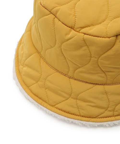 ROPE' PICNIC（ロペピクニック）の「【KIDS】ボア×中わたキルティング切り替えハット（ハット・キッズ・カーキ/マスタード・FREE）」の8枚目の写真