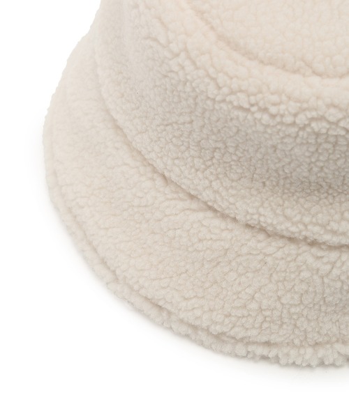 ROPE' PICNIC（ロペピクニック）の「【KIDS】ボア×中わたキルティング切り替えハット（ハット・キッズ・カーキ/マスタード・FREE）」の9枚目の写真