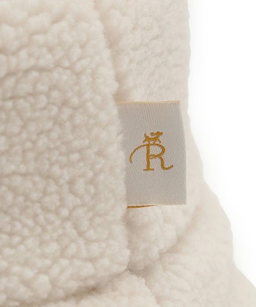 ROPE' PICNIC（ロペピクニック）の「【KIDS】ボア×中わたキルティング切り替えハット（ハット・キッズ・カーキ/マスタード・FREE）」の10枚目の写真