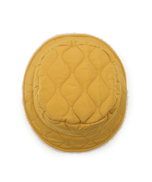 ROPE' PICNIC（ロペピクニック）の「【KIDS】ボア×中わたキルティング切り替えハット（ハット・キッズ・カーキ/マスタード・FREE）」の11枚目の写真