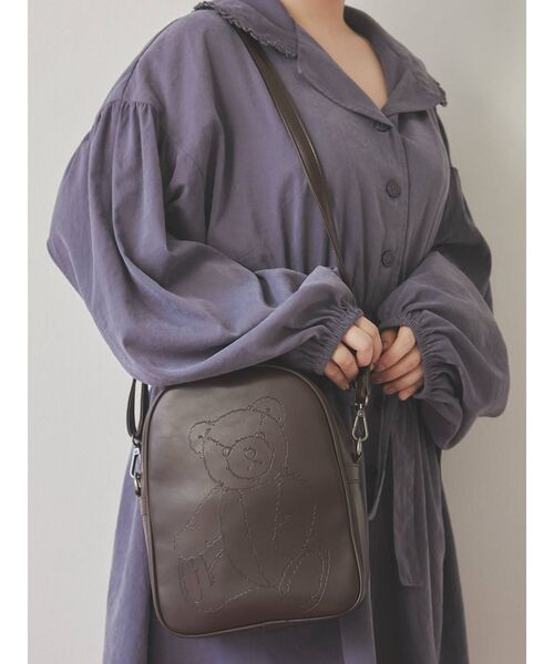 merry jenny（メリージェニー）の「bearショルダーbag（ショルダーバッグ・レディース・アイボリー/ブラウン/ブラック・FREE）」の3枚目の写真