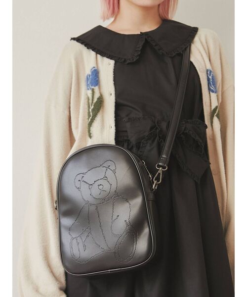 merry jenny（メリージェニー）の「bearショルダーbag（ショルダーバッグ・レディース・アイボリー/ブラウン/ブラック・FREE）」の4枚目の写真