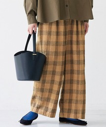 Sunny clouds | サニークラウズ チェックのブカブカパン〈レディース〉(その他パンツ)