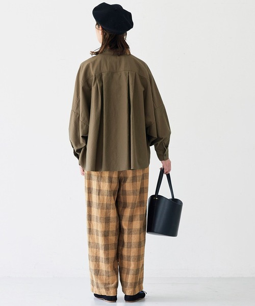 Sunny clouds（サニークラウズ）の「サニークラウズ　チェックのブカブカパン〈レディース〉（その他パンツ・レディース・ブラウン系その他・NM/MEDIUM/LARGE/X-LARGE/XX-LARGE）」の7枚目の写真