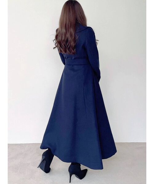 RESEXXY(リゼクシー)の「ラウンドカラーフレアコート(その他アウター・レディース・ネイビー/アイボリー・SMALL/MEDIUM)」の21枚目の写真