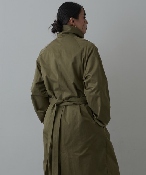 FIG&VIPER(フィグアンドバイパー)の「ステンカラースタンドトレンチコート(トレンチコート・レディース・ブラウン/カーキ・FREE)」の21枚目の写真