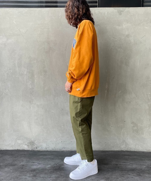 BEN DAVIS（ベンデイビス）の「【WEB限定】[BEN DAVIS/ベンデイビス] カレッジワッペン風ロゴ クルーネックスウェット（スウェット・レディース・グレー/ライトグレー/ネイビー/マスタード・M/L/XL）」の15枚目の写真