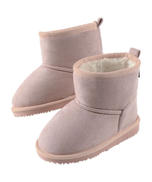 BRANSHES（ブランシェス）の「フェイクムートンブーツ（ブーツ・キッズ・ブラック/ピンク/キャメル/グレー・15.0cm/16.0cm/17.0cm/18.0cm/19.0cm/14.0cm/20.0cm/21.0cm）」の4枚目の写真