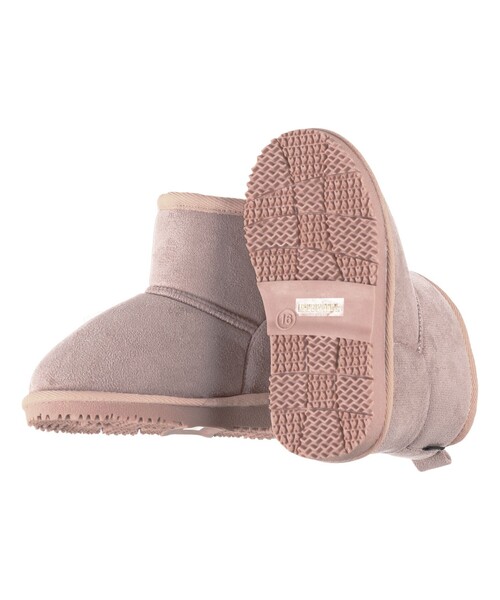 BRANSHES（ブランシェス）の「フェイクムートンブーツ（ブーツ・キッズ・ブラック/ピンク/キャメル/グレー・15.0cm/16.0cm/17.0cm/18.0cm/19.0cm/14.0cm/20.0cm/21.0cm）」の6枚目の写真