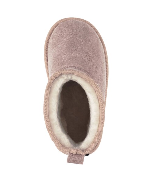 BRANSHES（ブランシェス）の「フェイクムートンブーツ（ブーツ・キッズ・ブラック/ピンク/キャメル/グレー・15.0cm/16.0cm/17.0cm/18.0cm/19.0cm/14.0cm/20.0cm/21.0cm）」の9枚目の写真