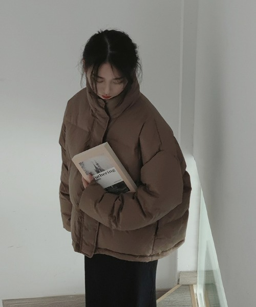 .KOM（ドットコム）の「A'GEM/9 × .kom『.komセレクト/ドットケーオーエムセレクト』中綿ダウンジャケット（ダウンジャケット/コート・レディース・ブラック/ホワイト/ブラウン・M/L）」の19枚目の写真