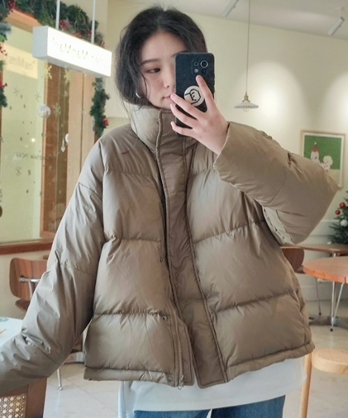 .KOM（ドットコム）の「A'GEM/9 × .kom『.komセレクト/ドットケーオーエムセレクト』中綿ダウンジャケット（ダウンジャケット/コート・レディース・ブラック/ホワイト/ブラウン・M/L）」の15枚目の写真