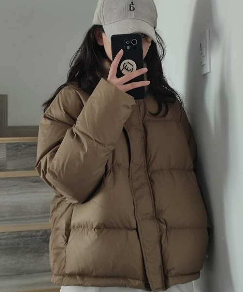 .KOM（ドットコム）の「A'GEM/9 × .kom『.komセレクト/ドットケーオーエムセレクト』中綿ダウンジャケット（ダウンジャケット/コート・レディース・ブラック/ホワイト/ブラウン・M/L）」の20枚目の写真