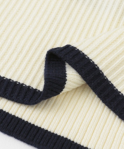 FORK&SPOON（フォークアンドスプーン）の「FORK&SPOON　ボーダータートルニット（ニット/セーター・レディース・ブラック系その他/ホワイト系その他・1）」の20枚目の写真
