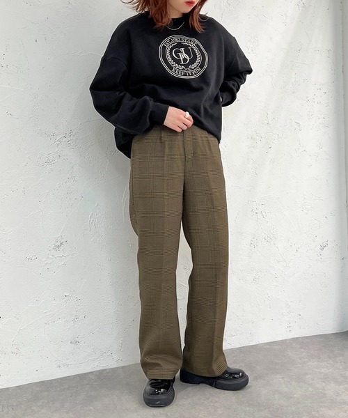 apres jour mignon(アプレジュールミニョン)の「アソート刺繍ヘビーウェイトスウェット【ZOZOTOWN限定アイテム】(Tシャツ/カットソー・レディース・ダークグリーン/アイボリー/ブルー/ベージュ系その他/ナチュラル/ブラック・X-LARGE/フリー)」の16枚目の写真