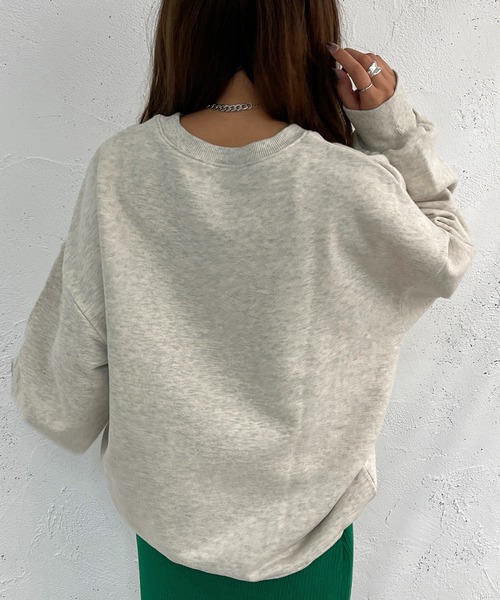 apres jour mignon(アプレジュールミニョン)の「アソート刺繍ヘビーウェイトスウェット【ZOZOTOWN限定アイテム】(Tシャツ/カットソー・レディース・ダークグリーン/アイボリー/ブルー/ベージュ系その他/ナチュラル/ブラック・X-LARGE/フリー)」の20枚目の写真