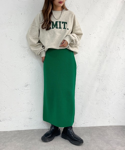 apres jour mignon(アプレジュールミニョン)の「アソート刺繍ヘビーウェイトスウェット【ZOZOTOWN限定アイテム】(Tシャツ/カットソー・レディース・ダークグリーン/アイボリー/ブルー/ベージュ系その他/ナチュラル/ブラック・X-LARGE/フリー)」の22枚目の写真