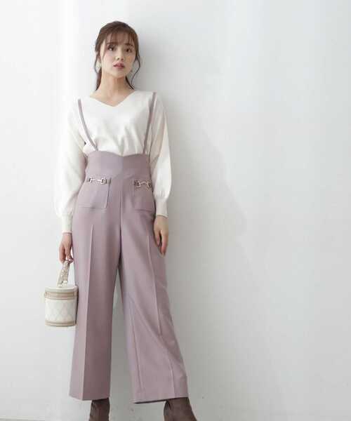 PROPORTION BODY DRESSING（プロポーションボディドレッシング）の「Ｖネック総針ドルマンニット / 1212270022（ニット/セーター・レディース・オフホワイト/ピンク/ダークグレー/ブルー系その他・SMALL/MEDIUM）」の16枚目の写真