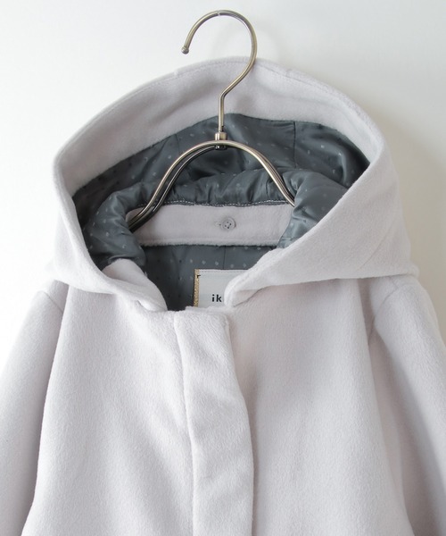 ikka（イッカ）の「バックデザイン2WAYフェイクウールジャケット（120~160cm）（その他アウター・キッズ・ライトグレー・120/130/140/150/160）」の7枚目の写真