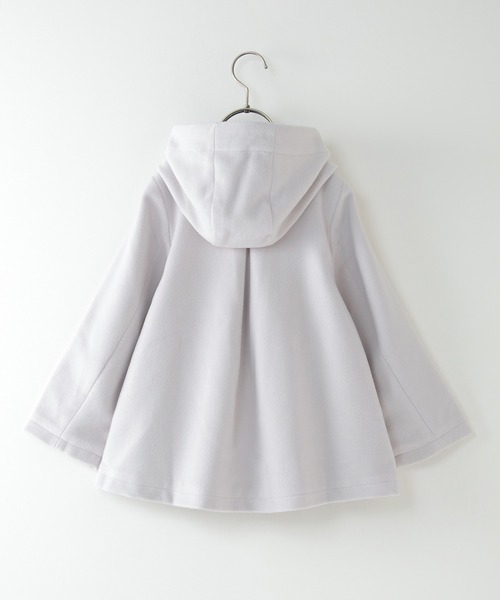 ikka（イッカ）の「バックデザイン2WAYフェイクウールジャケット（120~160cm）（その他アウター・キッズ・ライトグレー・120/130/140/150/160）」の2枚目の写真