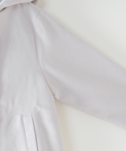 ikka（イッカ）の「バックデザイン2WAYフェイクウールジャケット（120~160cm）（その他アウター・キッズ・ライトグレー・120/130/140/150/160）」の3枚目の写真