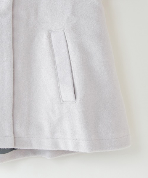 ikka（イッカ）の「バックデザイン2WAYフェイクウールジャケット（120~160cm）（その他アウター・キッズ・ライトグレー・120/130/140/150/160）」の5枚目の写真