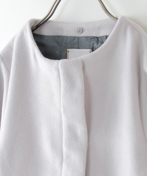 ikka（イッカ）の「バックデザイン2WAYフェイクウールジャケット（120~160cm）（その他アウター・キッズ・ライトグレー・120/130/140/150/160）」の10枚目の写真