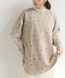 総柄プリントチュニック