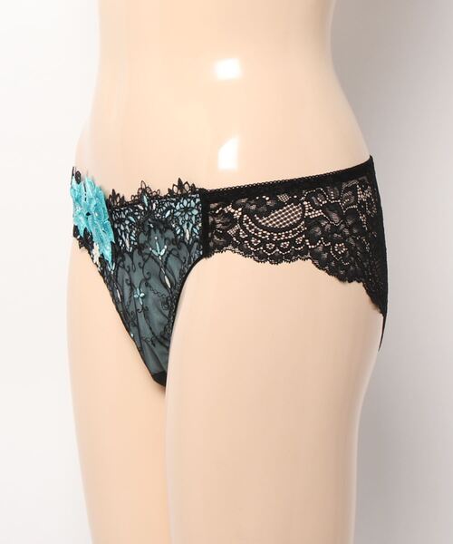 HIMICO（ヒミコ）の「GRANDE 001 Rosa attraente ノーマルショーツ（ショーツ・レディース・ネイビー/ラベンダー/ブラック/ワイン・MEDIUM/LARGE/X-LARGE）」の12枚目の写真